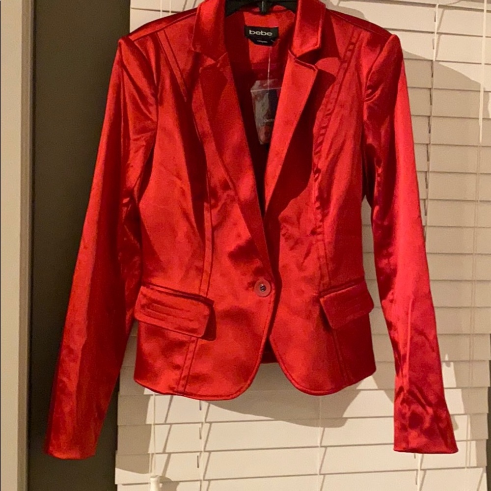 Bebe women’s red suit